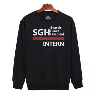 Seattle Grace Hospital Intern Sweatshirt Sweater Unisex Adults size S to 2XL