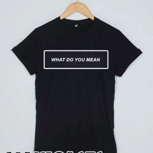 What do you mean justin bieber T-shirt Men Women and Youth