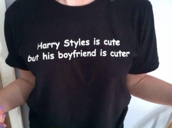 harry styles is cute T-shirt Men, Women and Youth