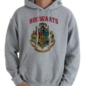 Hogwarts logo Harry potter Hoodie Unisex Adult size S - 2XL