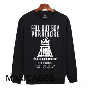 Fall Out Boy Paramore Monumentour Sweatshirt Sweater Unisex Adults size S to 2XL