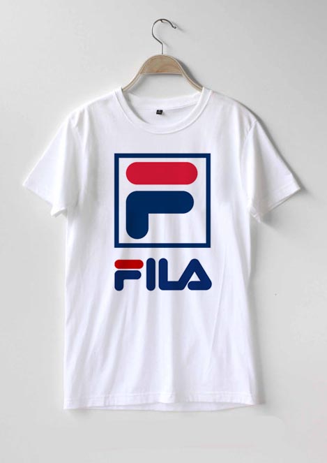 Fila Logo T Shirt Men Women And Youth Fila Logo T Shirt