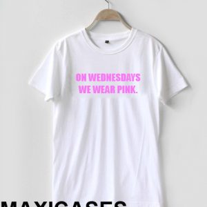 On wednesdays we wear pink T-shirt Men Women and Youth