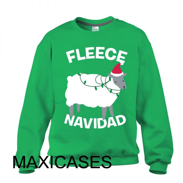 Fleece navidad Sweatshirt Sweater Unisex Adults size S to 2XL
