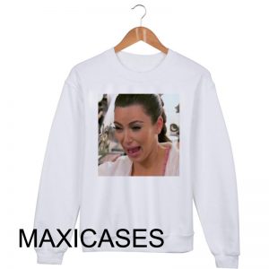 Kim Kardashian Crying Sweatshirt Sweater Unisex Adults size S to 2XL