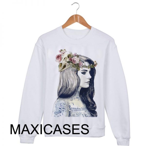 Lana Del Rey tattoo Sweatshirt Sweater Unisex Adults size S to 2XL