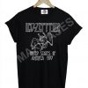 Led Zeppelin USA 1977 T-shirt Men Women and Youth