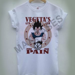 Vegeta's gym power from pain T-shirt Men Women and Youth