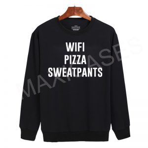Wifi pizza sweatpants Sweatshirt Sweater Unisex Adults size S to 2XL