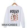 Jennifer Lawrence wheres the pizza Sweatshirt Sweater Unisex Adults size S to 2XL