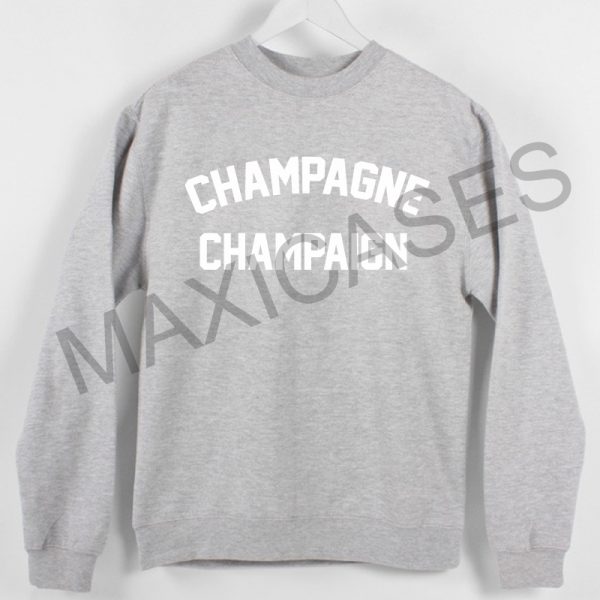 Champagne champaign Sweatshirt Sweater Unisex Adults size S to 2XL