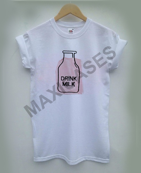 Drink milk T-shirt Men Women and Youth