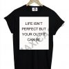Life isn't perfect but your outfit can be T-shirt Men Women and Youth