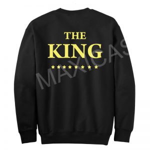 The king Sweatshirt Sweater Unisex Adults size S to 2XL