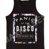 Panic at the disco merch tank top men and women Adult