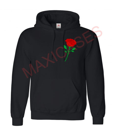 Rose Hoodie Unisex Adult size S - 2XL