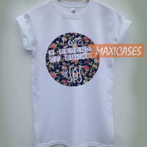 5 Seconds of Summer Flower T-shirt Men Women and Youth
