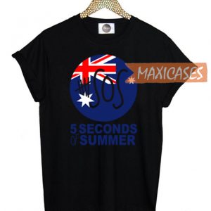 5 second of summer australia flag cozy T-shirt Men Women and Youth