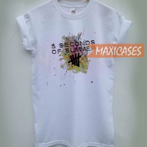 5 Seconds of Summer paint T-shirt Men Women and Youth