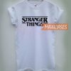 Stranger Things Ringer T-shirt Men Women and Youth