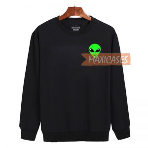 Alien Green Sweatshirt Sweater Unisex Adults size S to 2XL