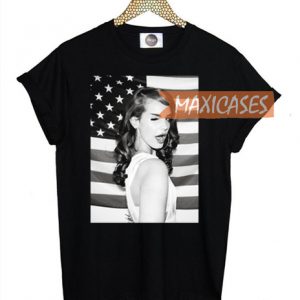 Lana Del Rey American flag beauty T-shirt Men Women and Youth