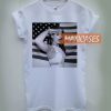 Lana Del Rey with American flag T-shirt Men Women and Youth