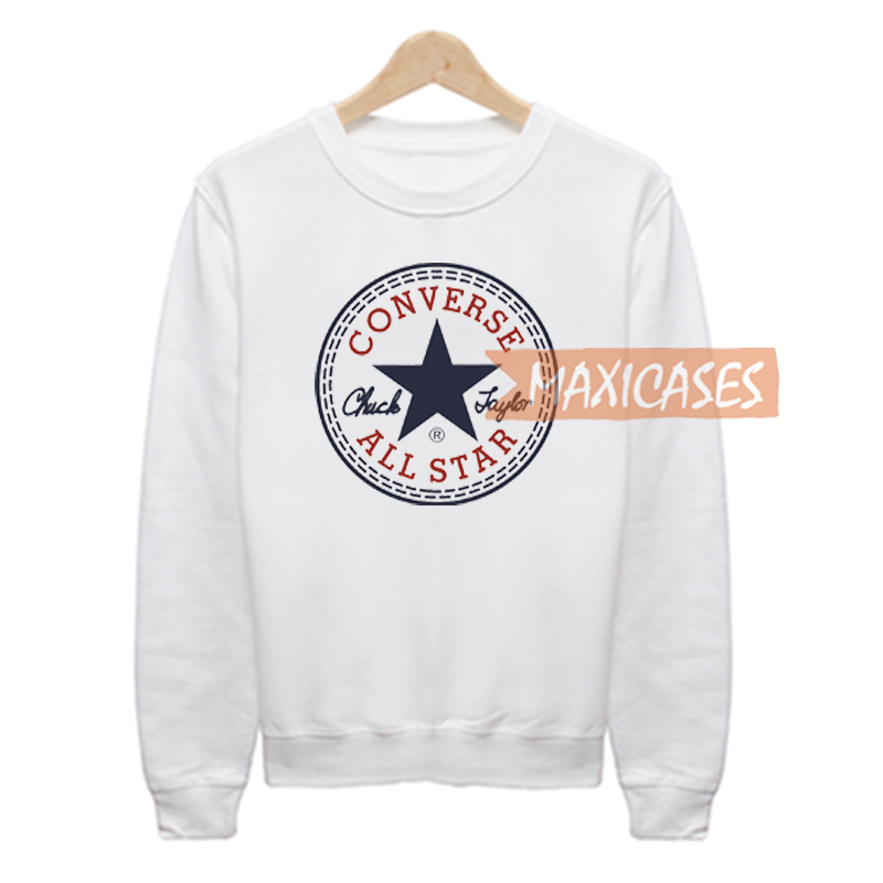Converse All Star Logo Sweatshirt Size 
