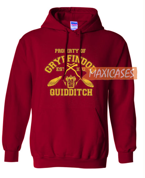 Harry Potter Property Of Gryffindor Quidditch Hoodie