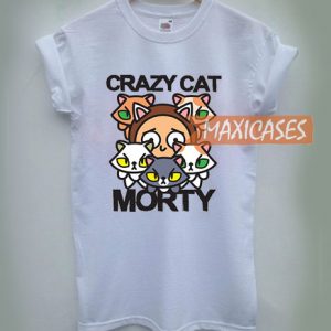 Rick and Morty Crazy Cat T Shirt