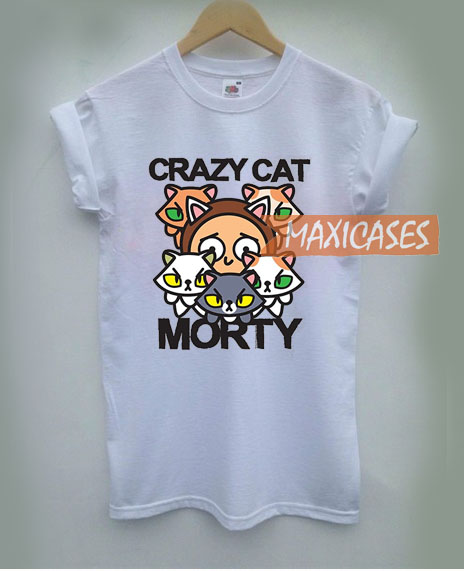 Rick and Morty Crazy Cat T Shirt