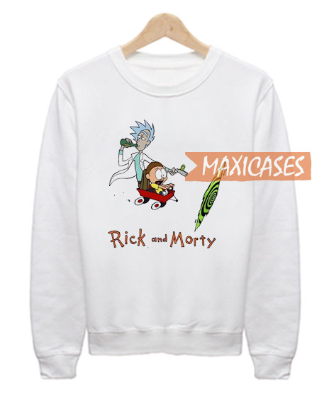 Rick and Morty Parody Calvin and Hobbes Sweatshirt