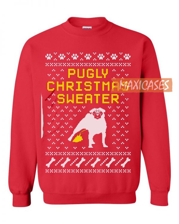 Pug Ugly Christmas Sweater Unisex Size S to 3XL