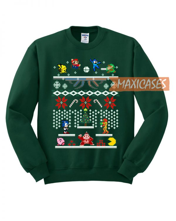 Super Smash Bros Ugly Christmas Sweater