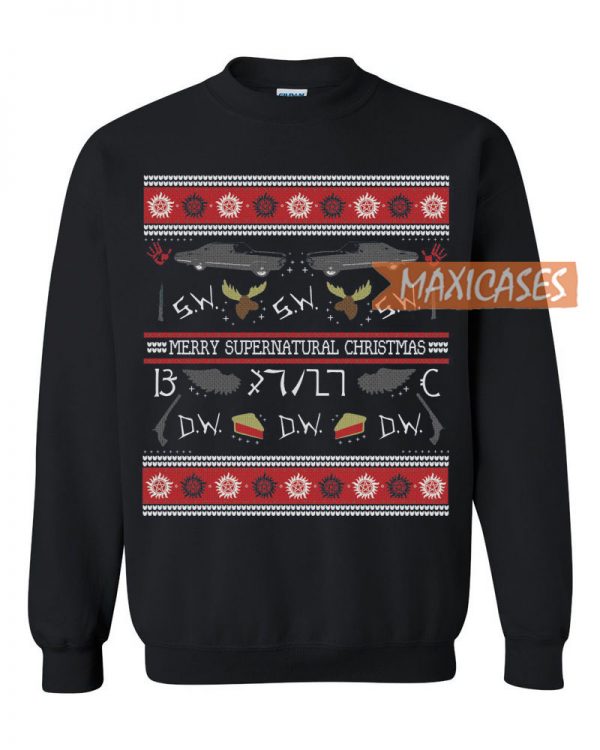 Supernatural 3 Ugly Christmas Sweater Unisex Size S to 3XL