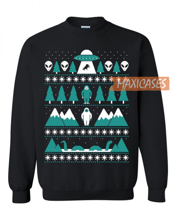The X-Files I Want to Believe Ugly Christmas Sweater