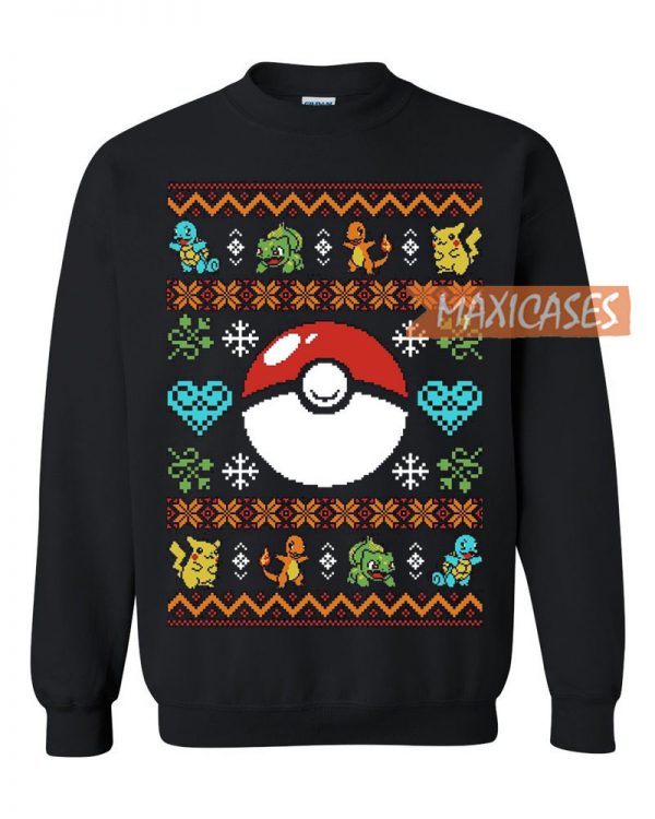 Pokemon Pokeball Ugly Christmas Ugly Christmas Sweater