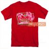 Fendi Trevi Falls Embellished Graphic Tee in Red T Shirt