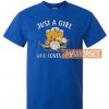 Just A Girl Who Loves Beer T Shirt