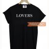 Lovers Black T Shirt