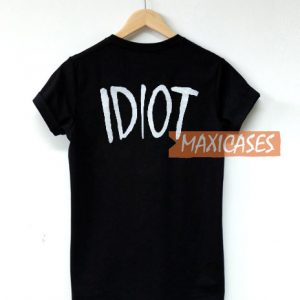 Idiot Font T Shirt