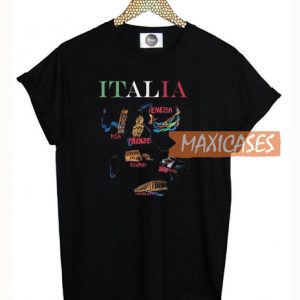 Italia Tour Places T Shirt