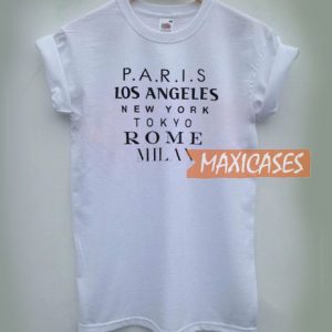 Paris Los Angeles T Shirt