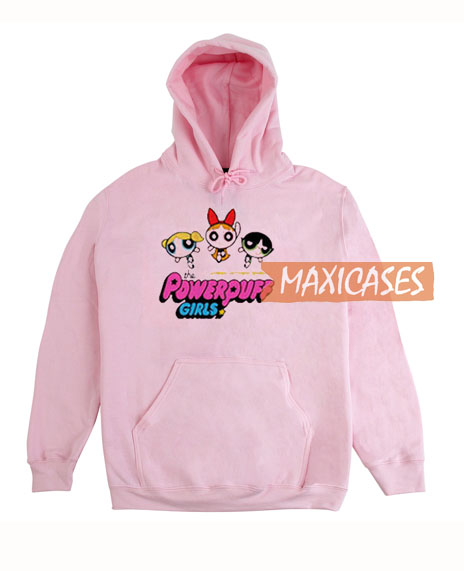 Power Puff Girls Pink Hoodie Unisex Adult Size S to 3XL