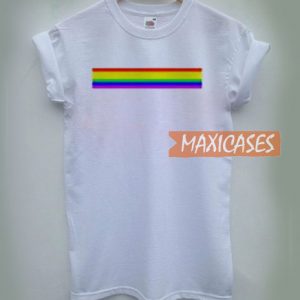 Rainbow Stripe T Shirt