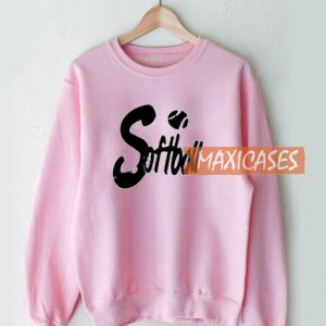 Softball Pink Sweatshirt