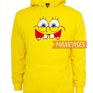 Spongebob Face Yellow Hoodie