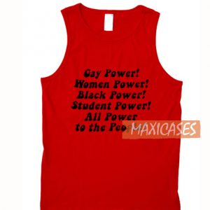 Gay Power Women Power Tank Top