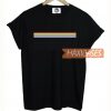 Line Rainbow Black T Shirt
