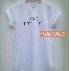 Mickey Mouse Heartbeat Graphic T Shirt